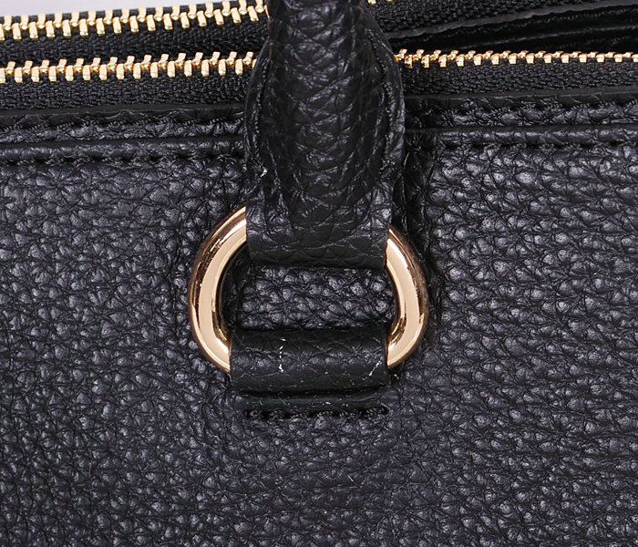 2014 Prada royalBlue calfskin leather tote bag BN2324 black